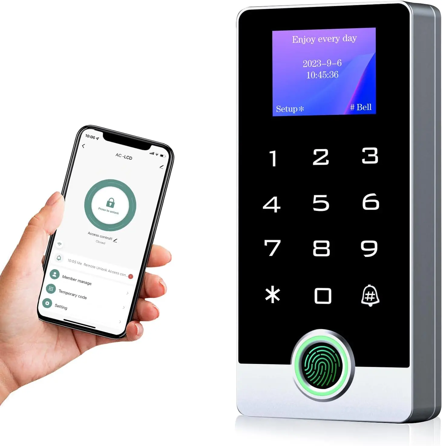 Kiểm Soát Cửa Vân Tay IBC K2
