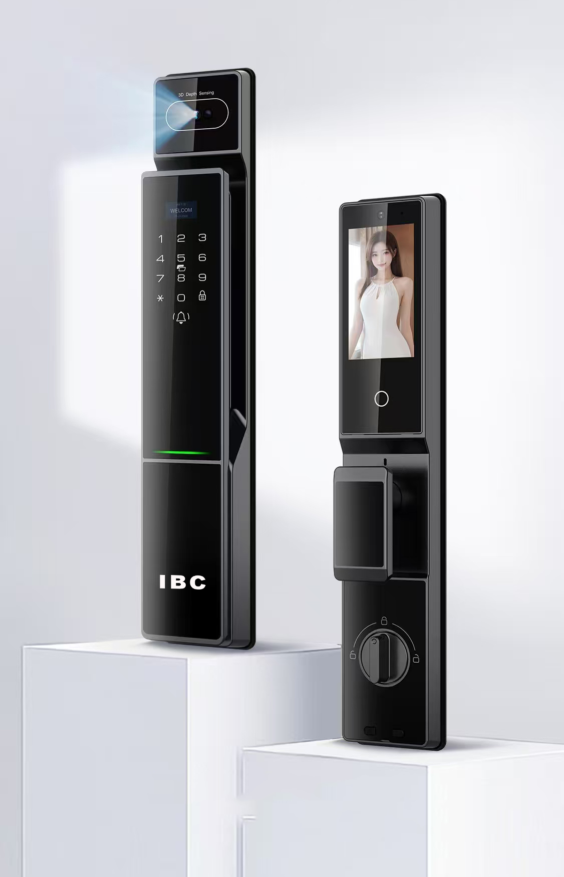 IBC P60TW Khóa Cửa Cao Cấp Nhận Diện Khuôn Mặt và Lòng Bàn Tay Đầu Tiên Tại Việt Nam